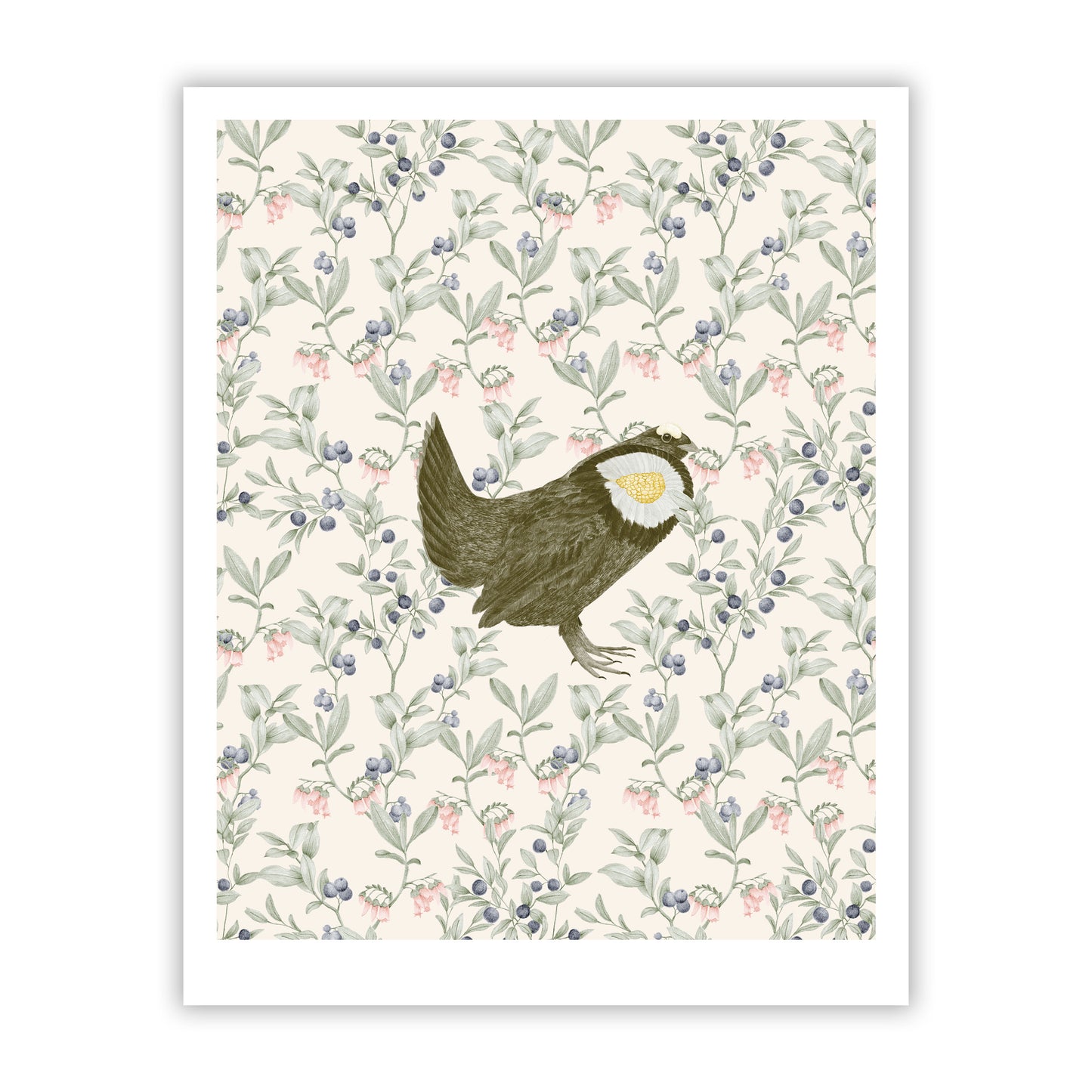 Sooty Grouse Fine Art Giclee Print
