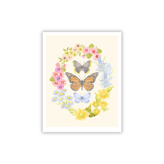 Wings of Freedom: Butterflies Fine Art Giclee Print