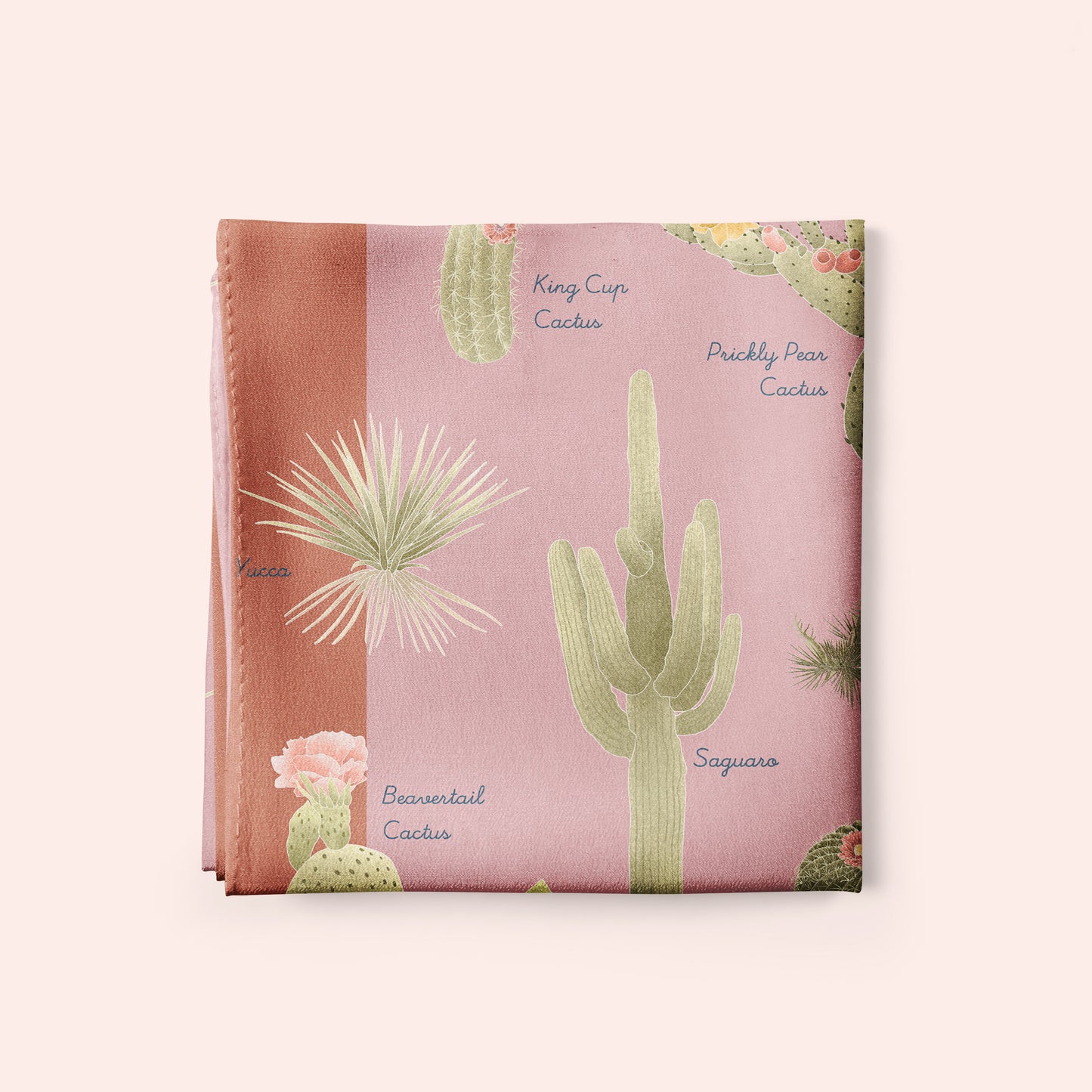 Cacti Silk Scarf