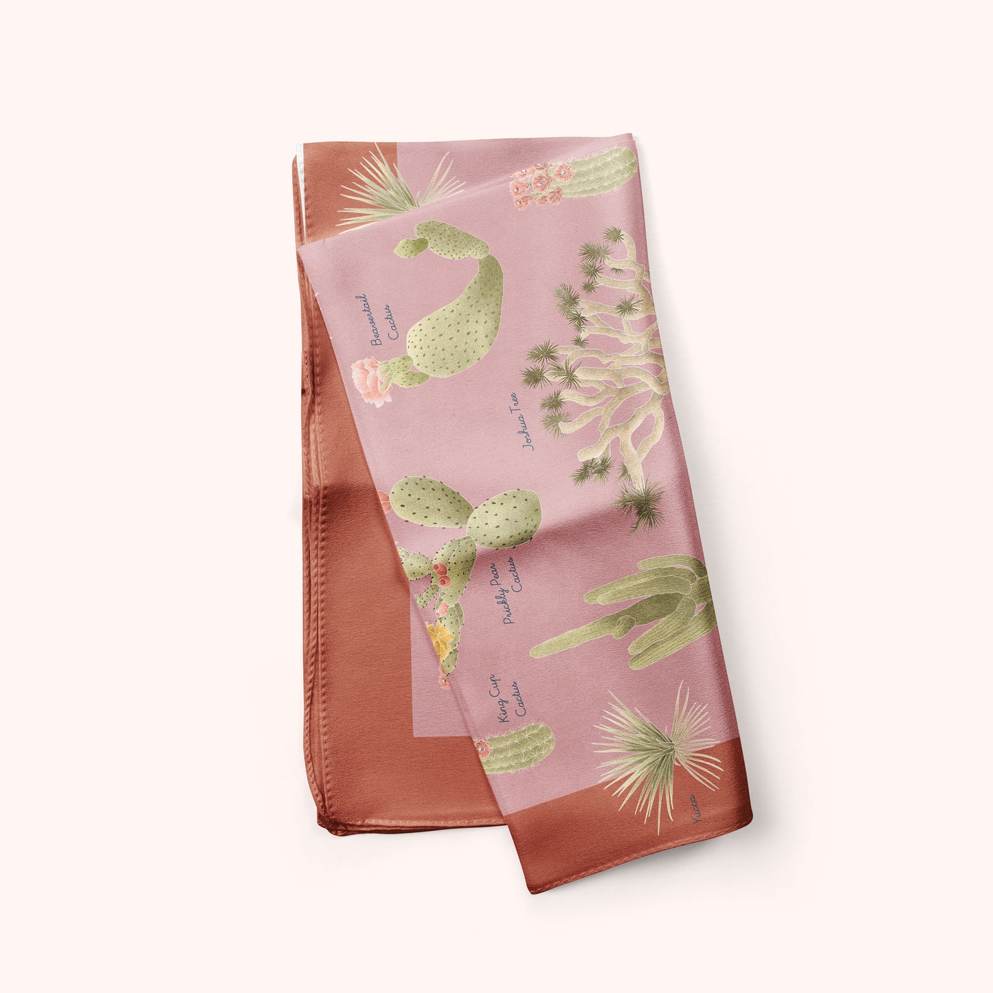 Cacti Silk Scarf