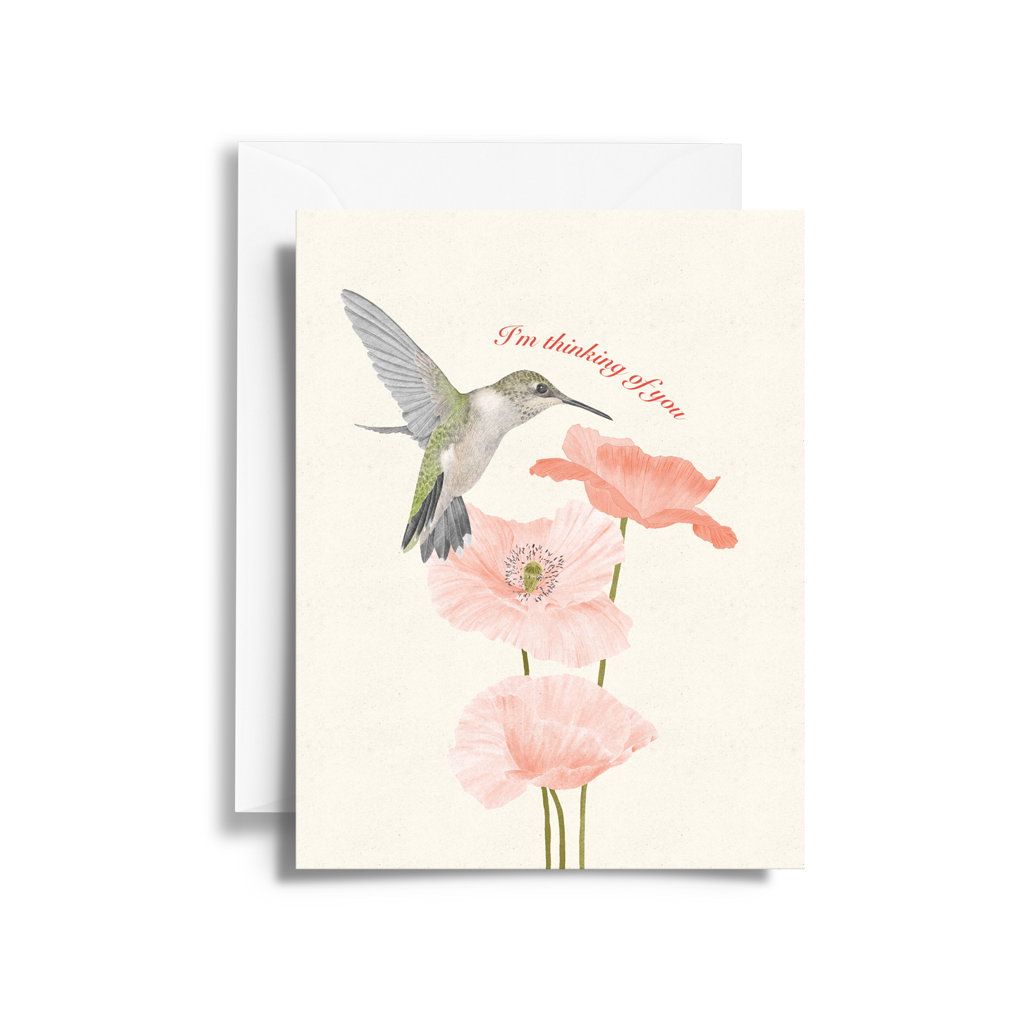 Thinking of You Card | Hummingbird & Poppy