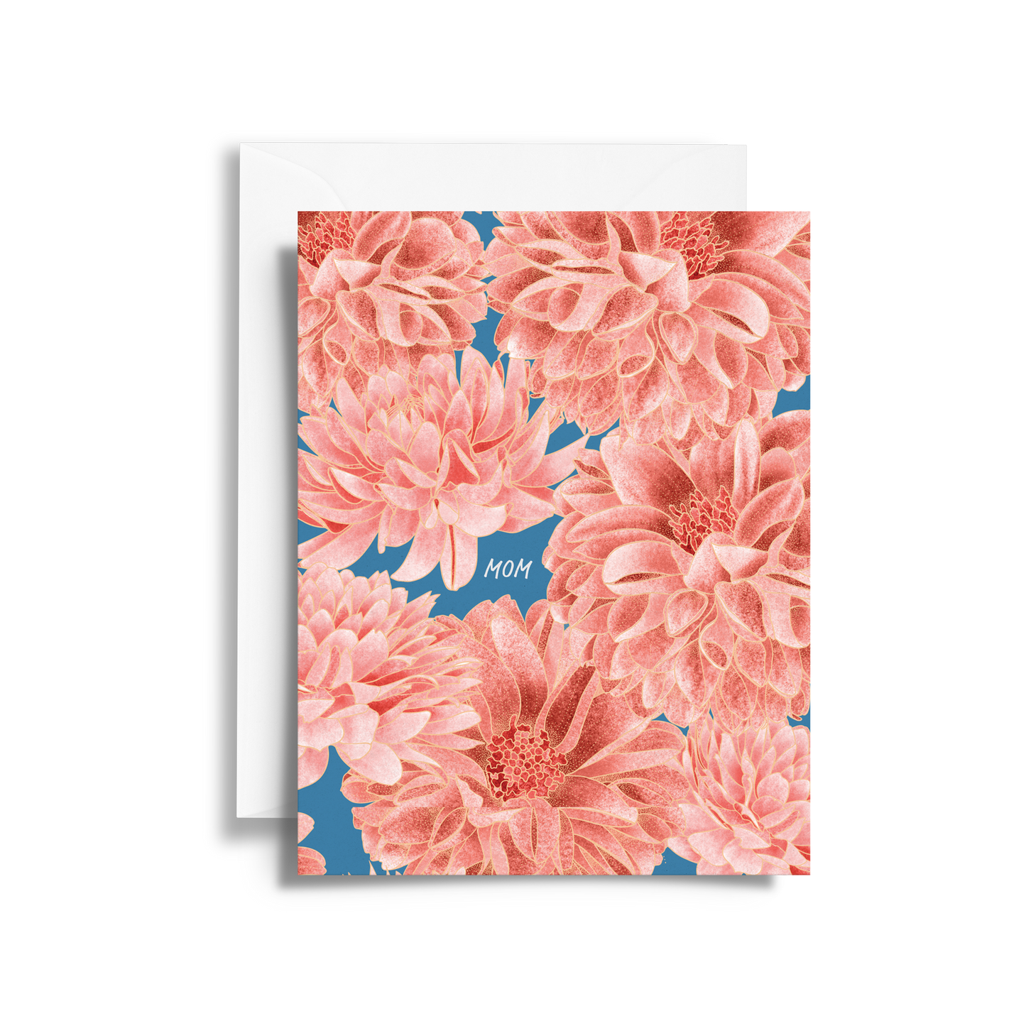 Dahlias Mother's Day Card