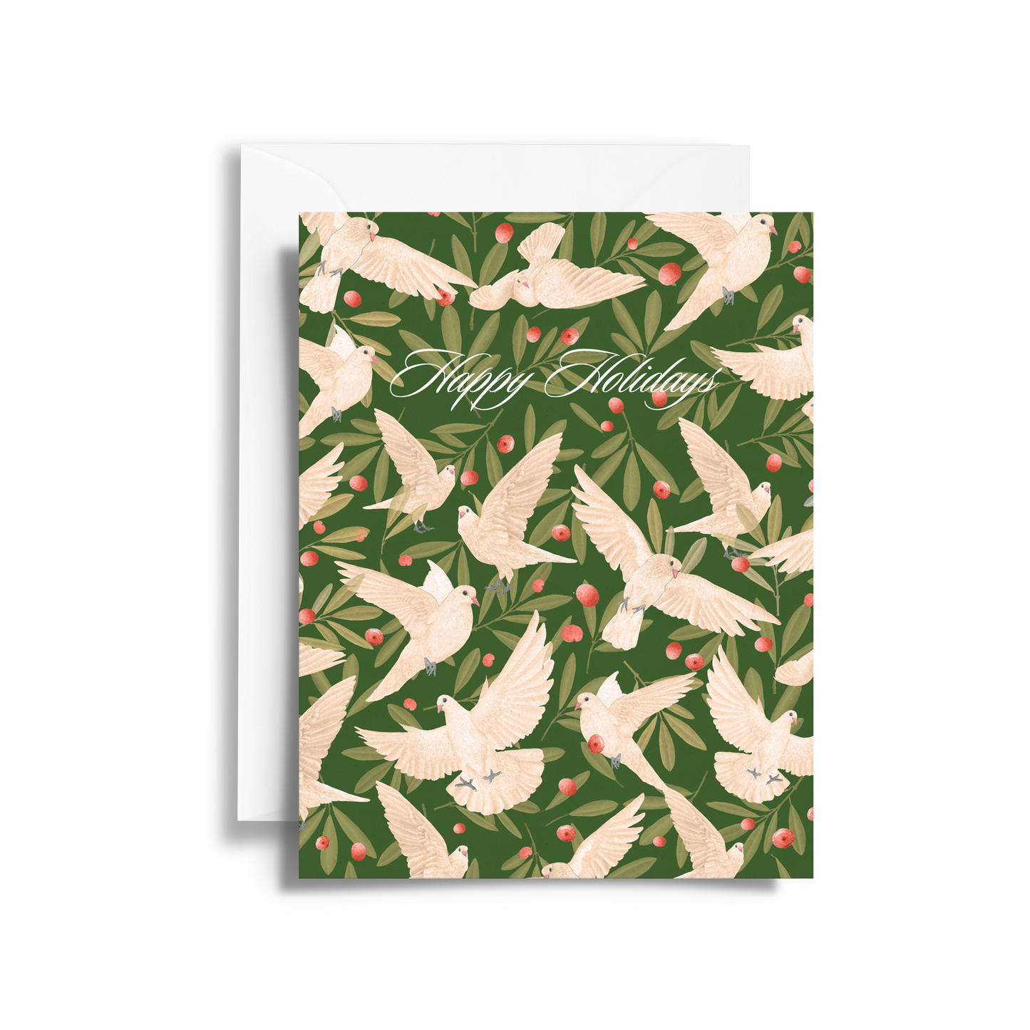 Peace Doves Holiday Card