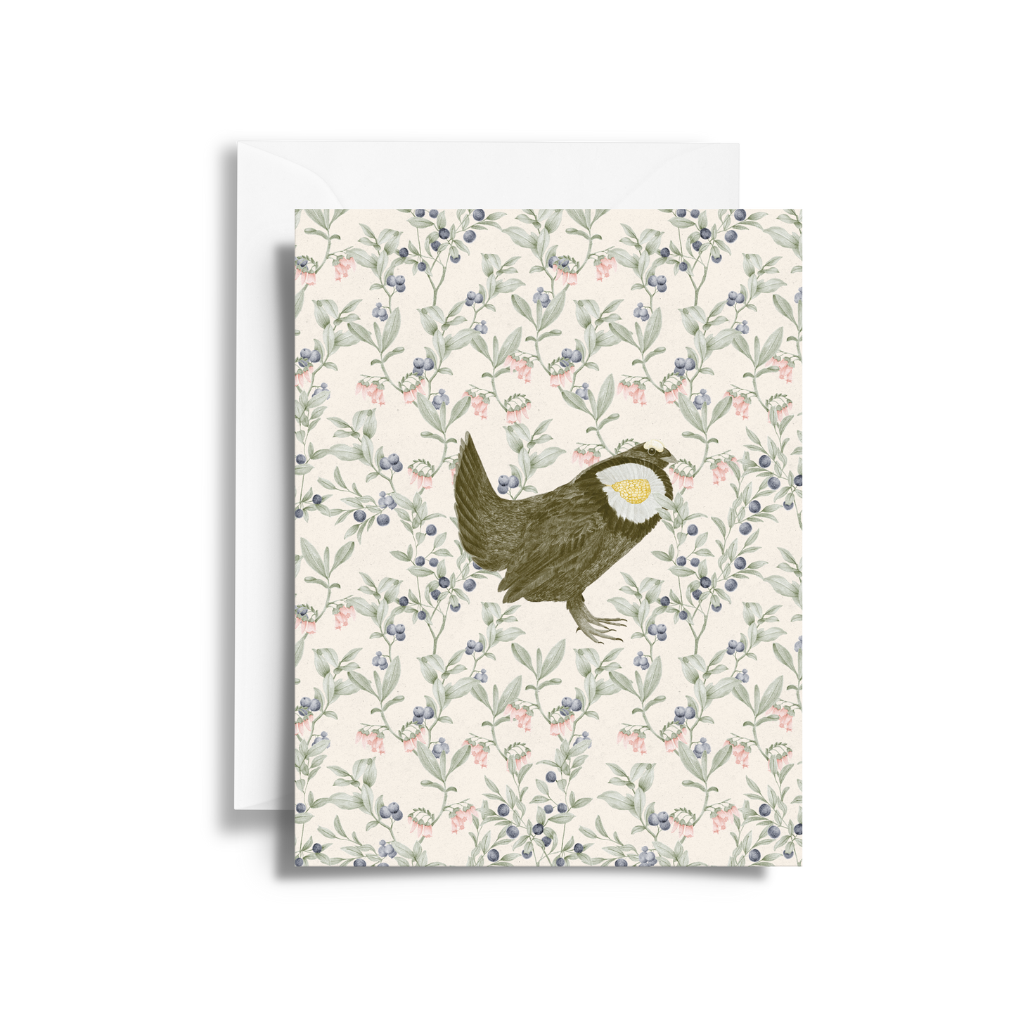 Sooty Grouse Fine Art Card