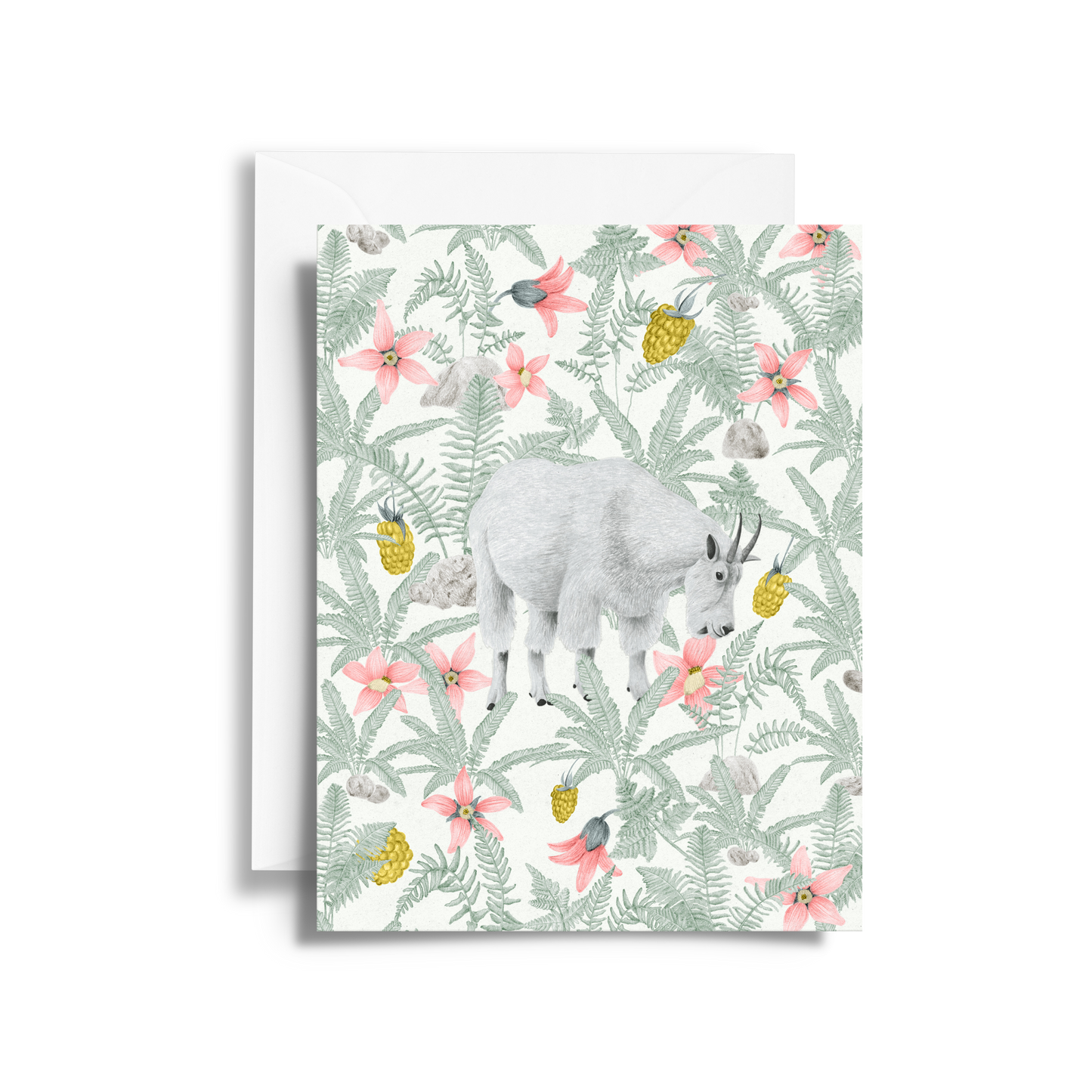 Mountain Goat Fine Art Card