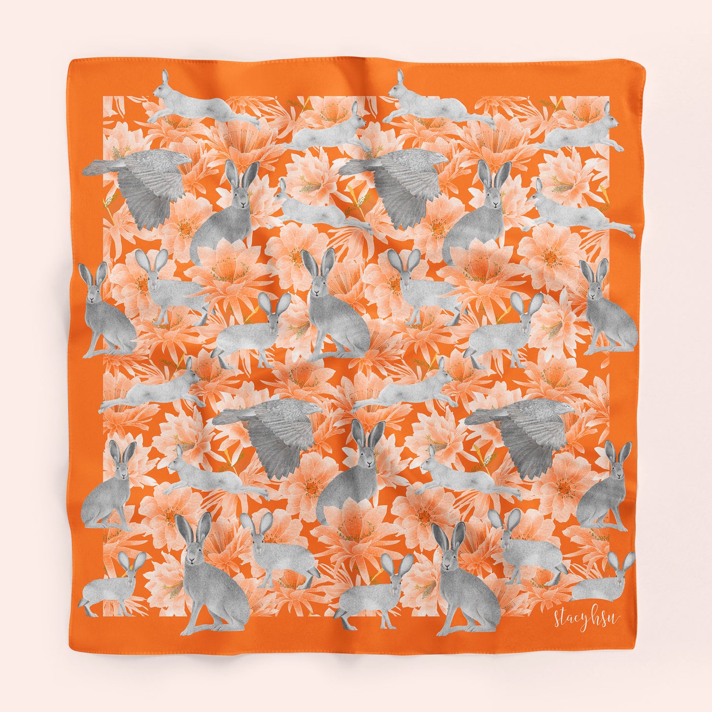 Jackrabbit Silk Scarf