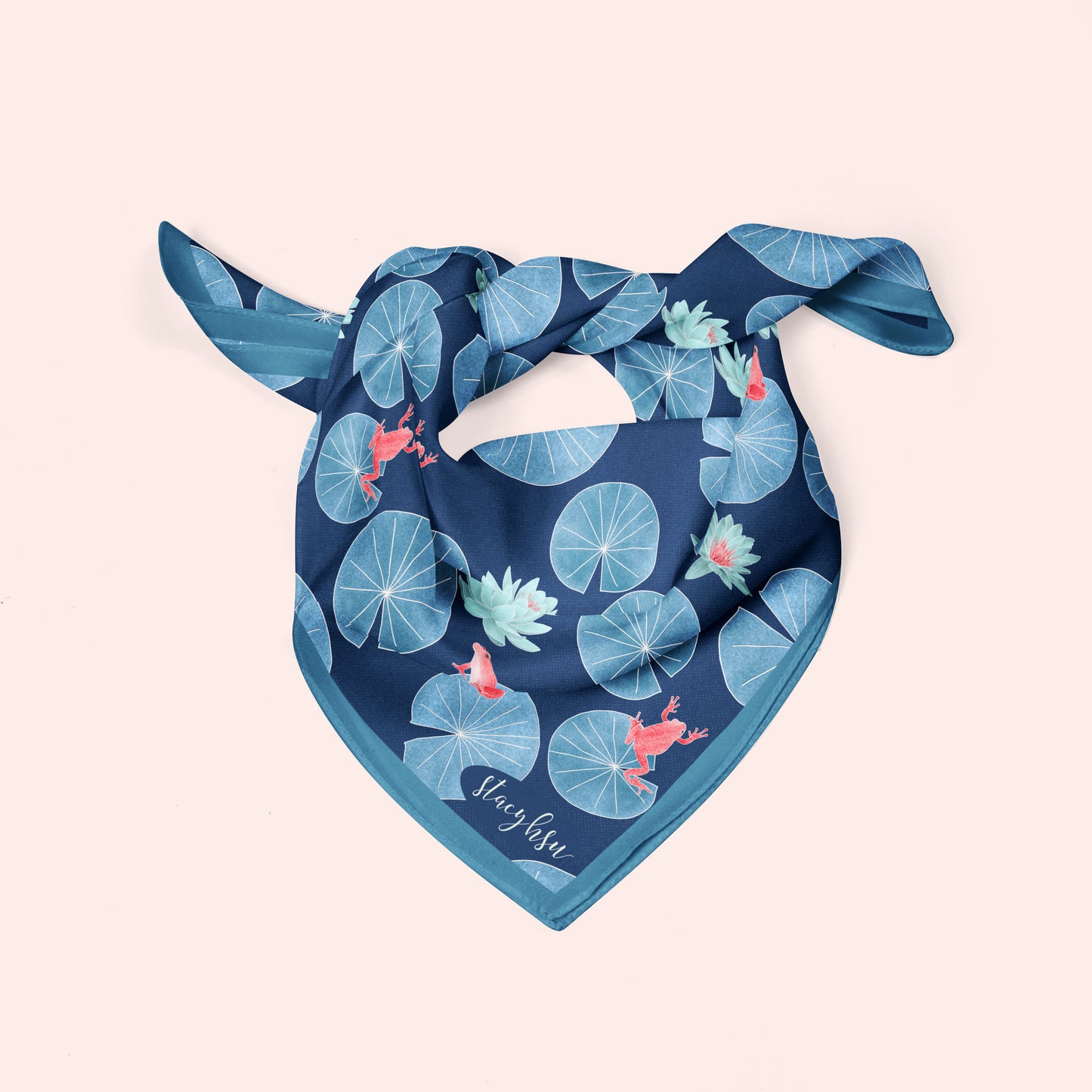 Lilypond II Silk Scarf