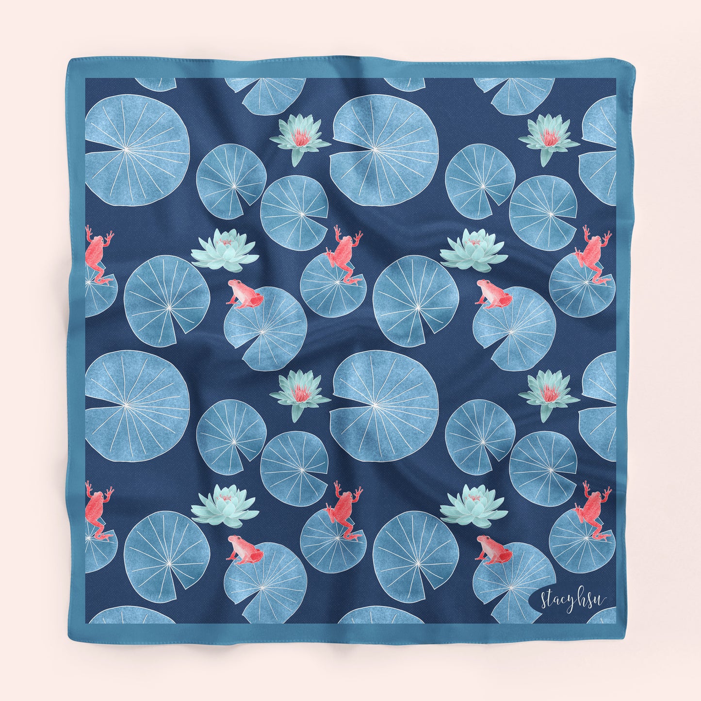 Lilypond II Silk Scarf
