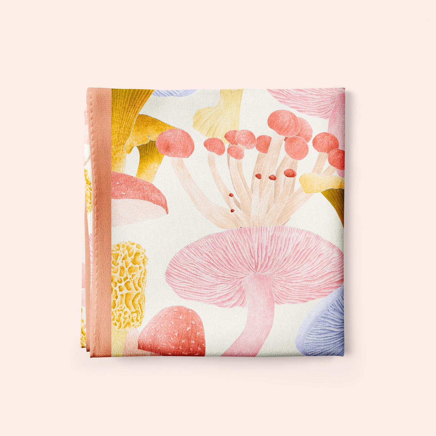 Mushroom Silk Scarf I