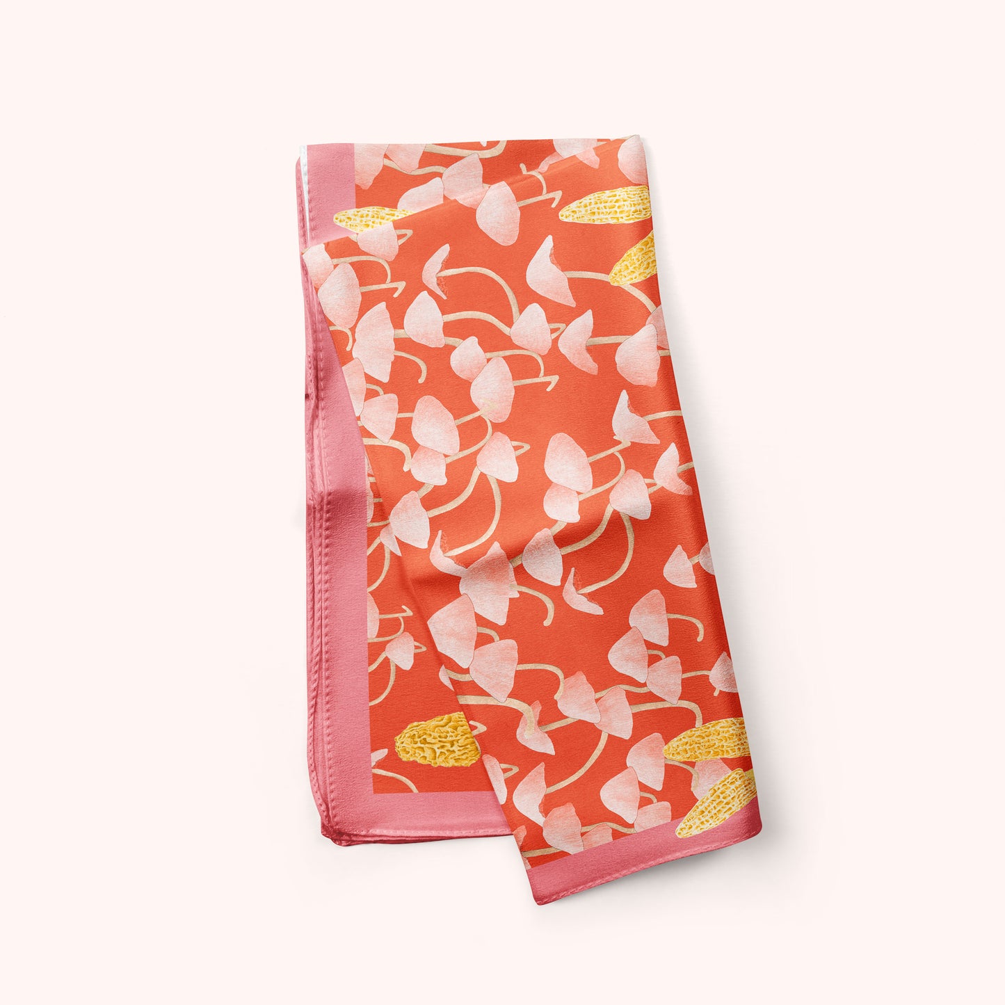 Mushroom Silk Scarf II