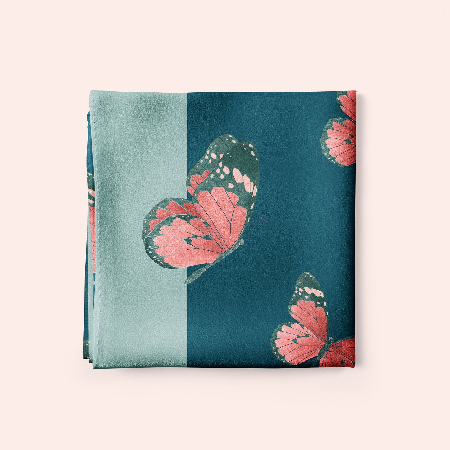 Painted Ladies Butterfly Silk Scarf
