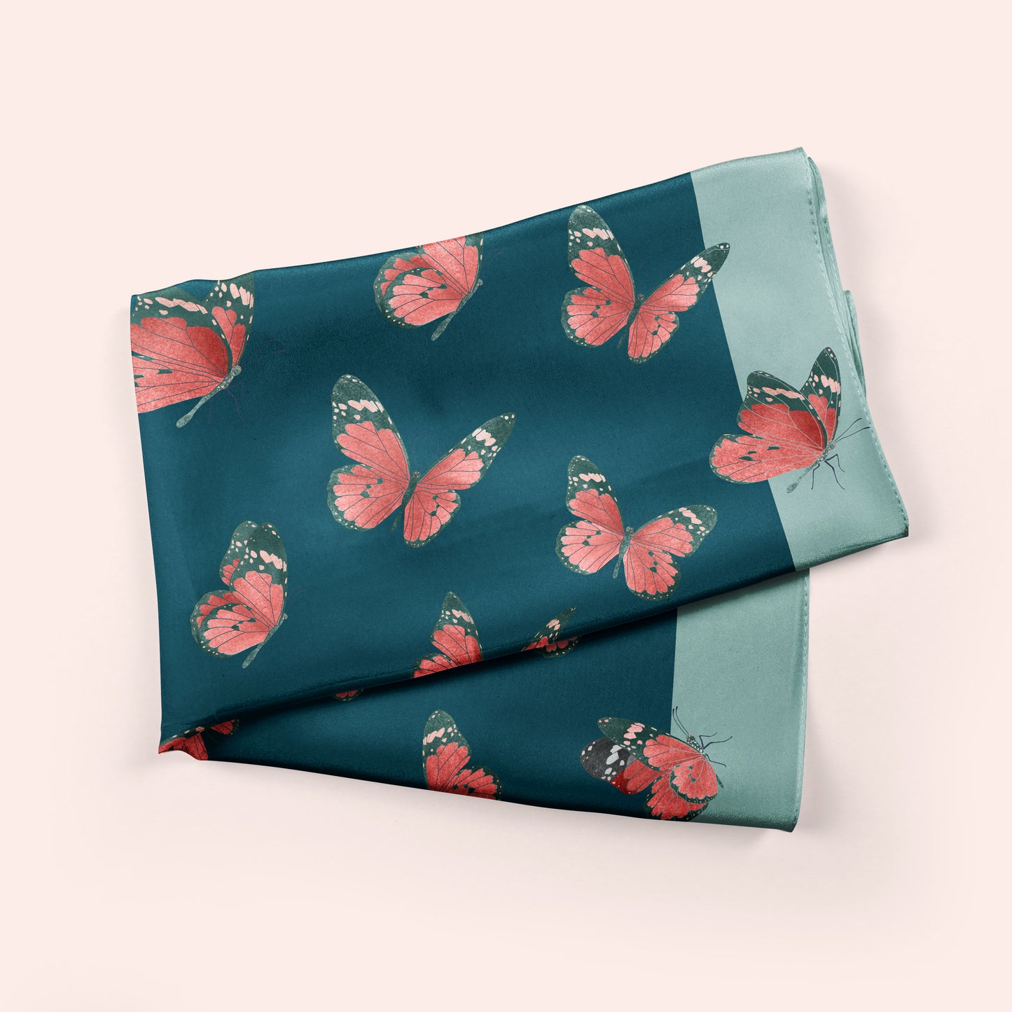 Painted Ladies Butterfly Silk Scarf