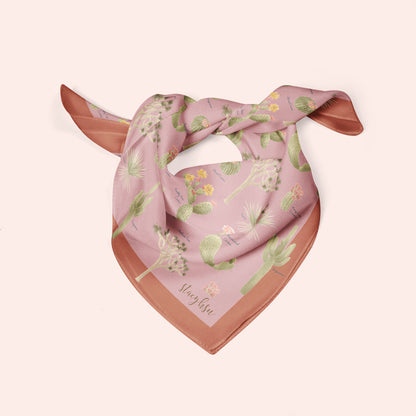 Cacti Silk Scarf