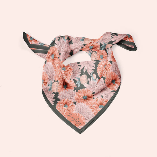 Dahlia Silk Scarf