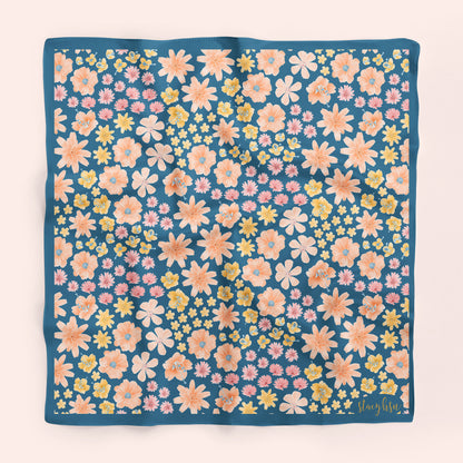 Desert Wildflowers Silk Scarf