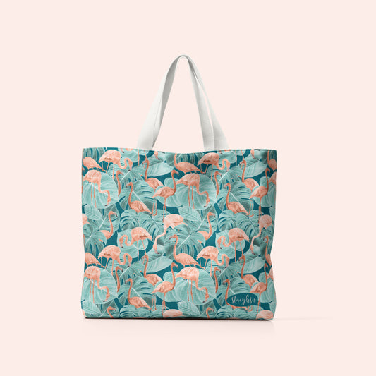 Flamingo Market Tote