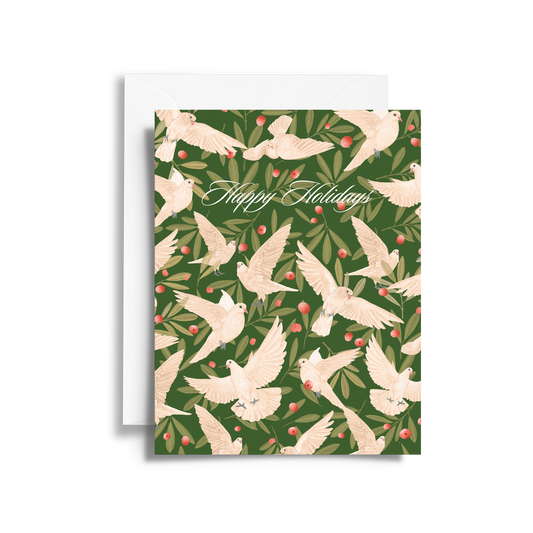 Peace Doves Holiday Card