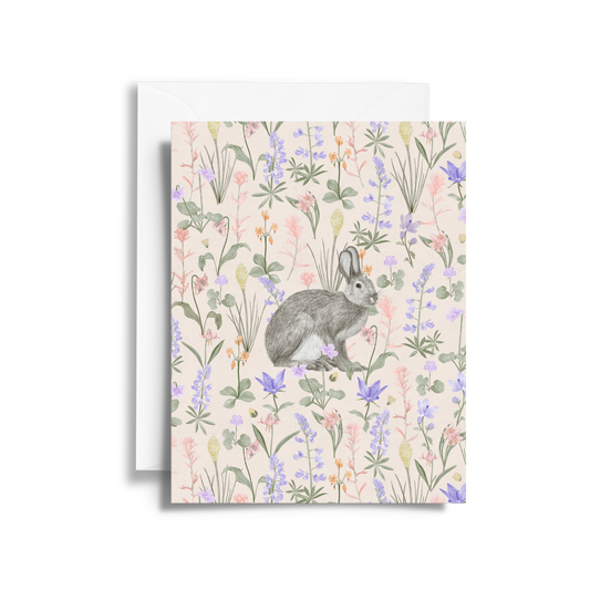 Snowshoe Hare Fine Art Card