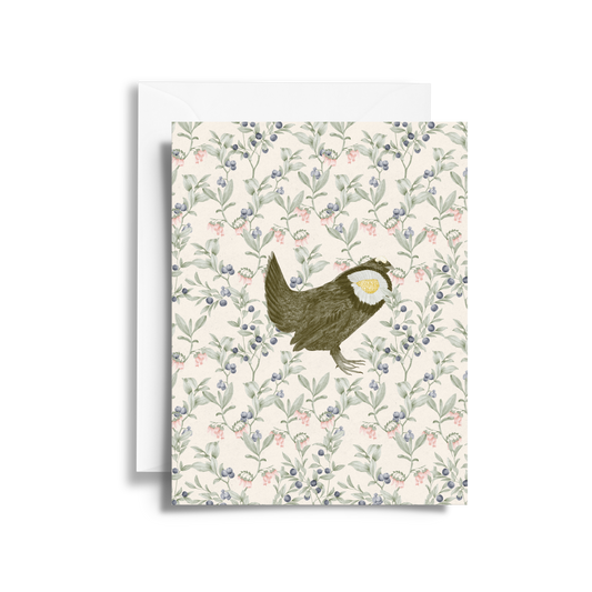 Sooty Grouse Fine Art Card