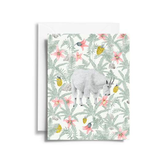 Mountain Goat Fine Art Card