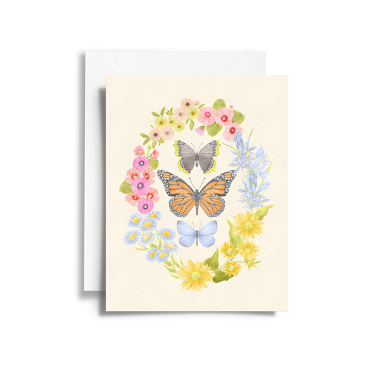 Pollinator Butterflies Fine Art Card
