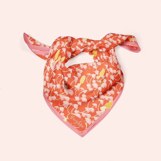 Mushroom Silk Scarf II